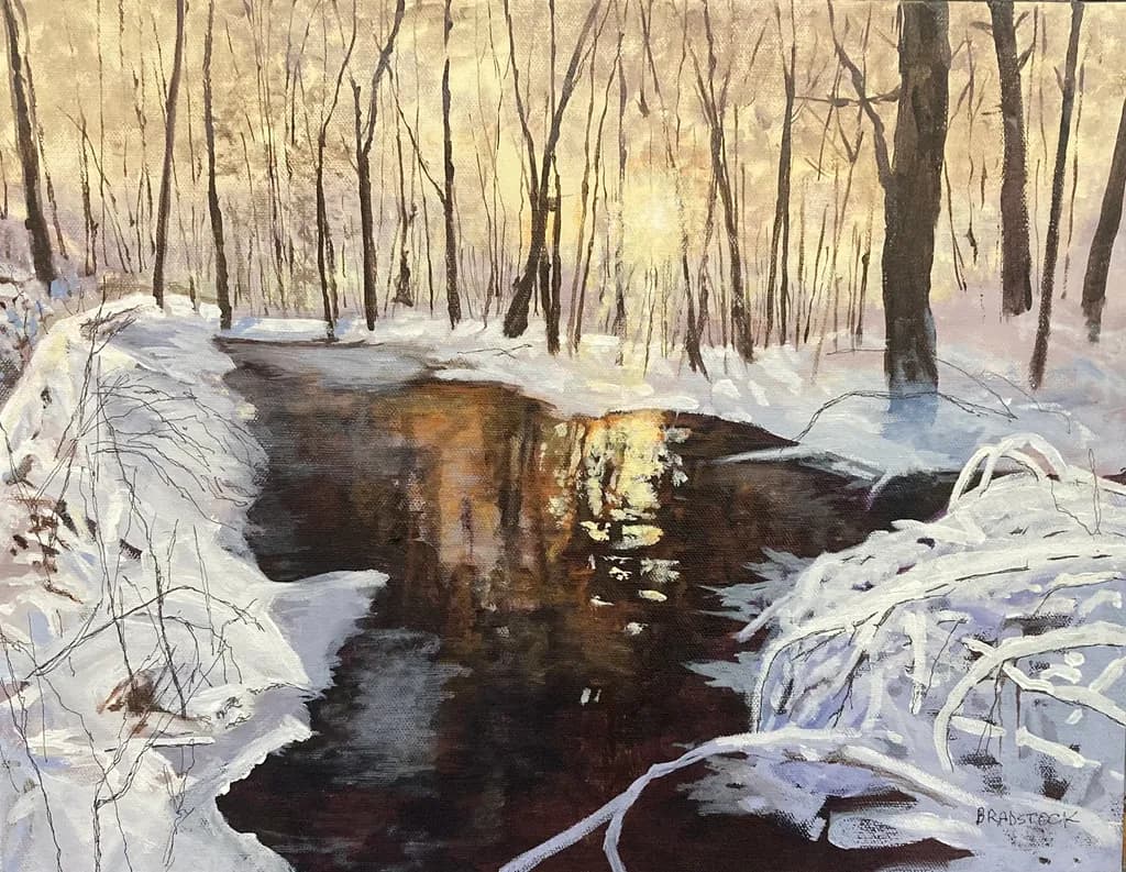 Winter Creek Reflection