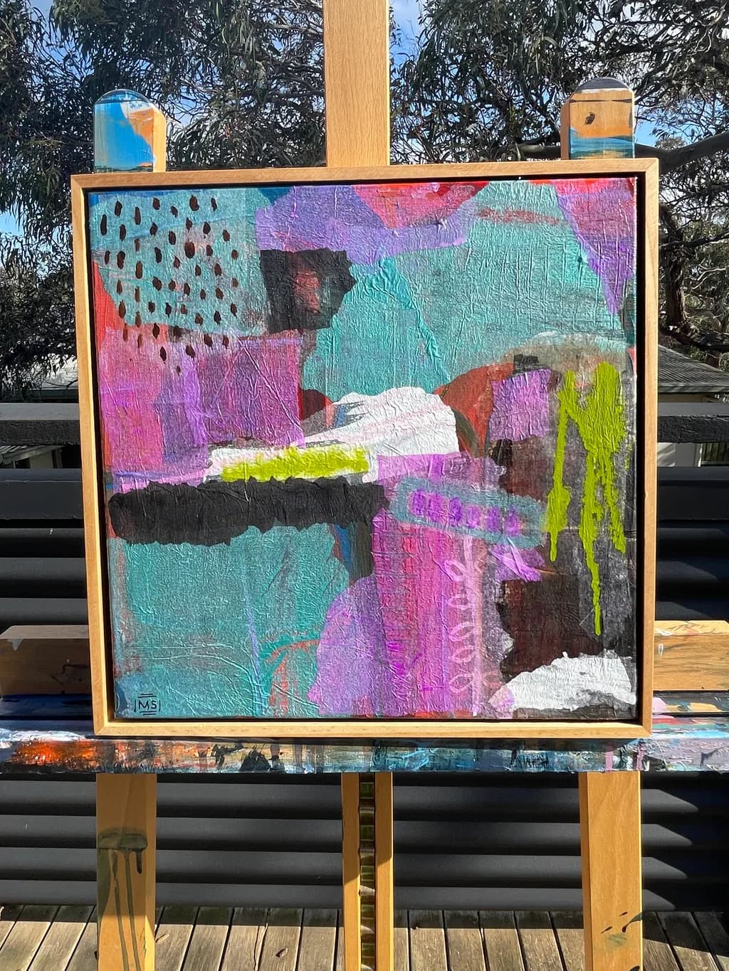 Vibrant Harmony: A Dance of Color and Texture in Abstract Expressionism