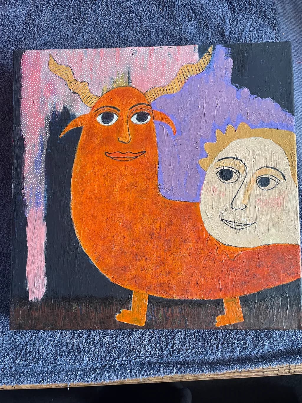 Whimsical Encounters: The Playful Dance of Color and Form