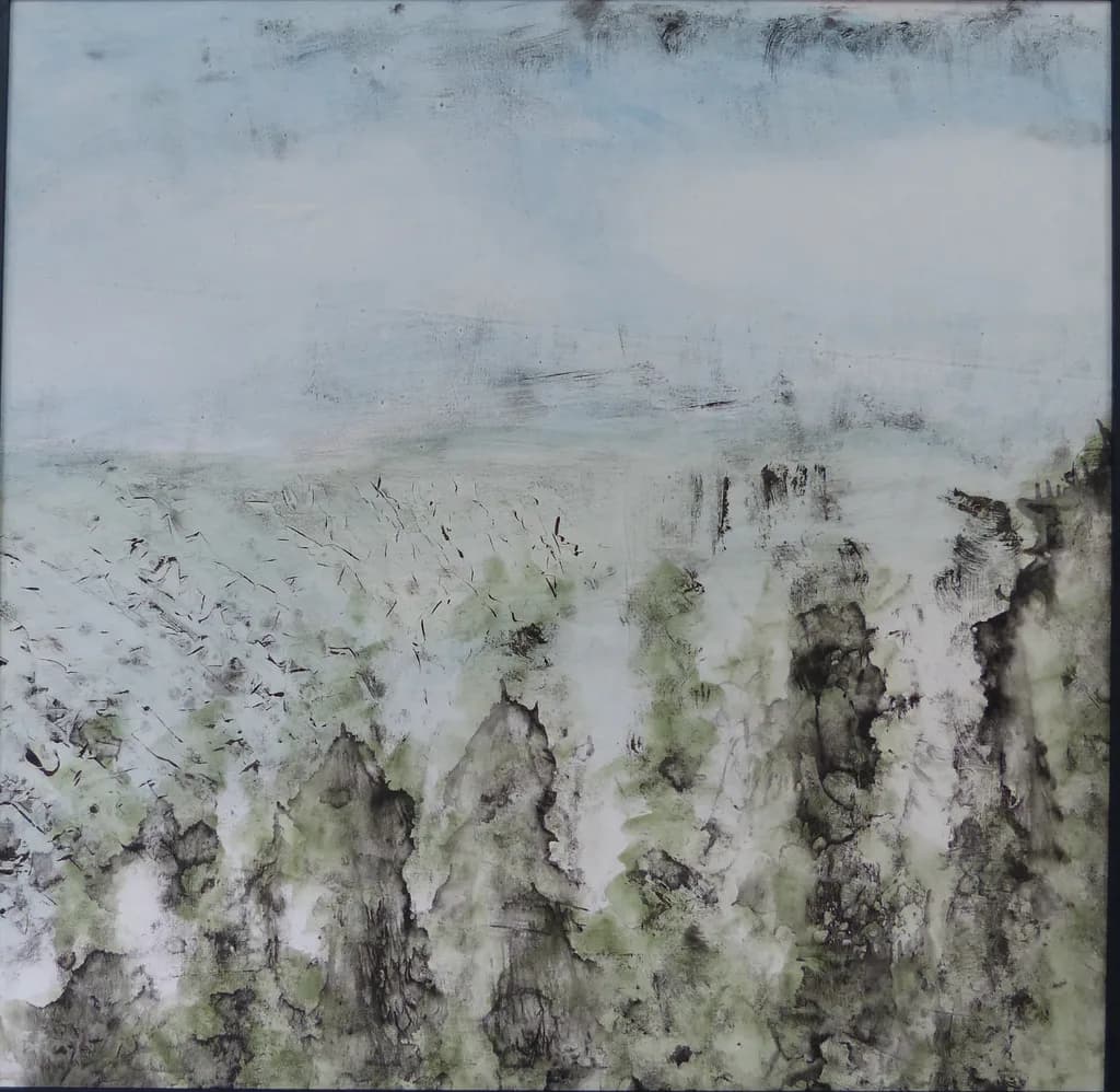 Whispers of Nature: A Serene Landscape in Soft Hues