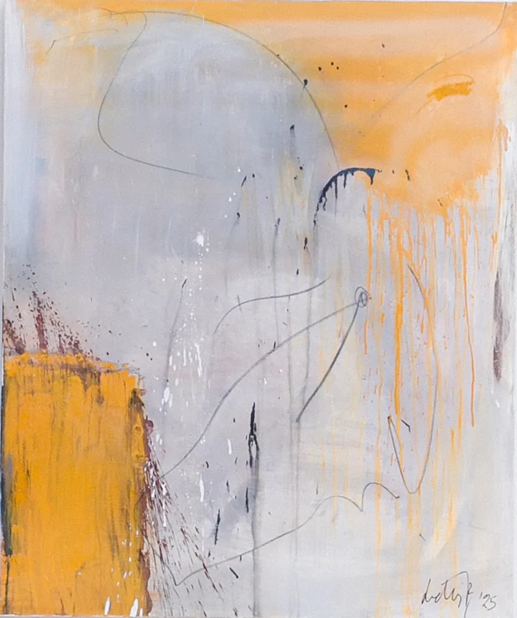 Whispers of Dawn: An Abstract Journey Through Color and Emotion