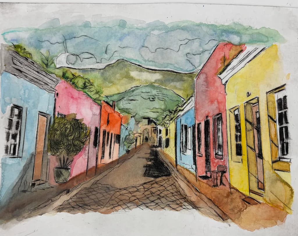 Colorful Streetscape