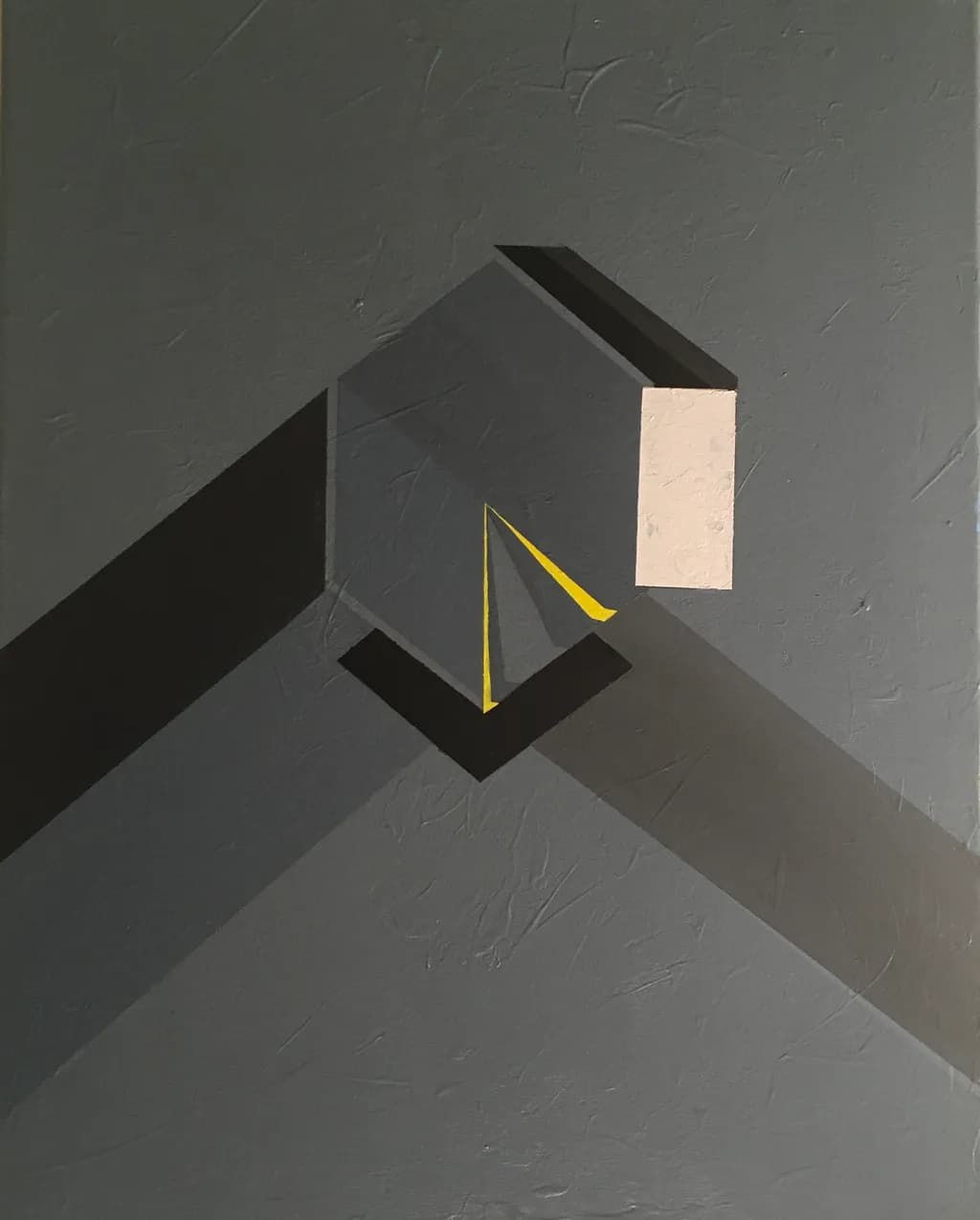 Geometric Shadows: A Minimalist Dance of Monochrome and Contrast