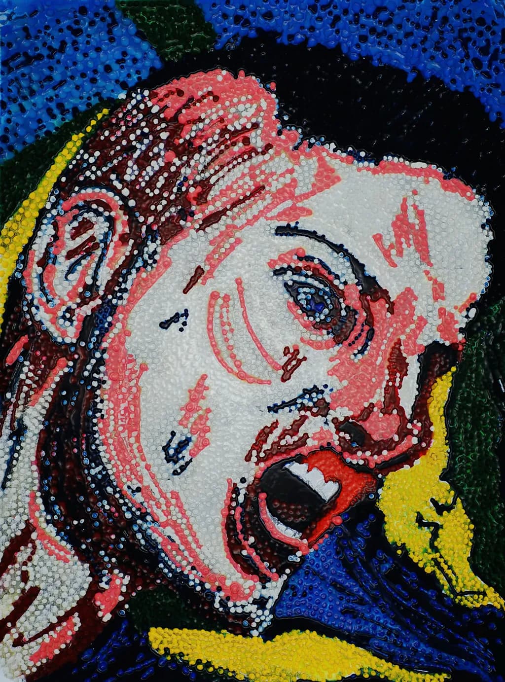 Vivid Expression: The Raw Emotion of a Shattered Soul
