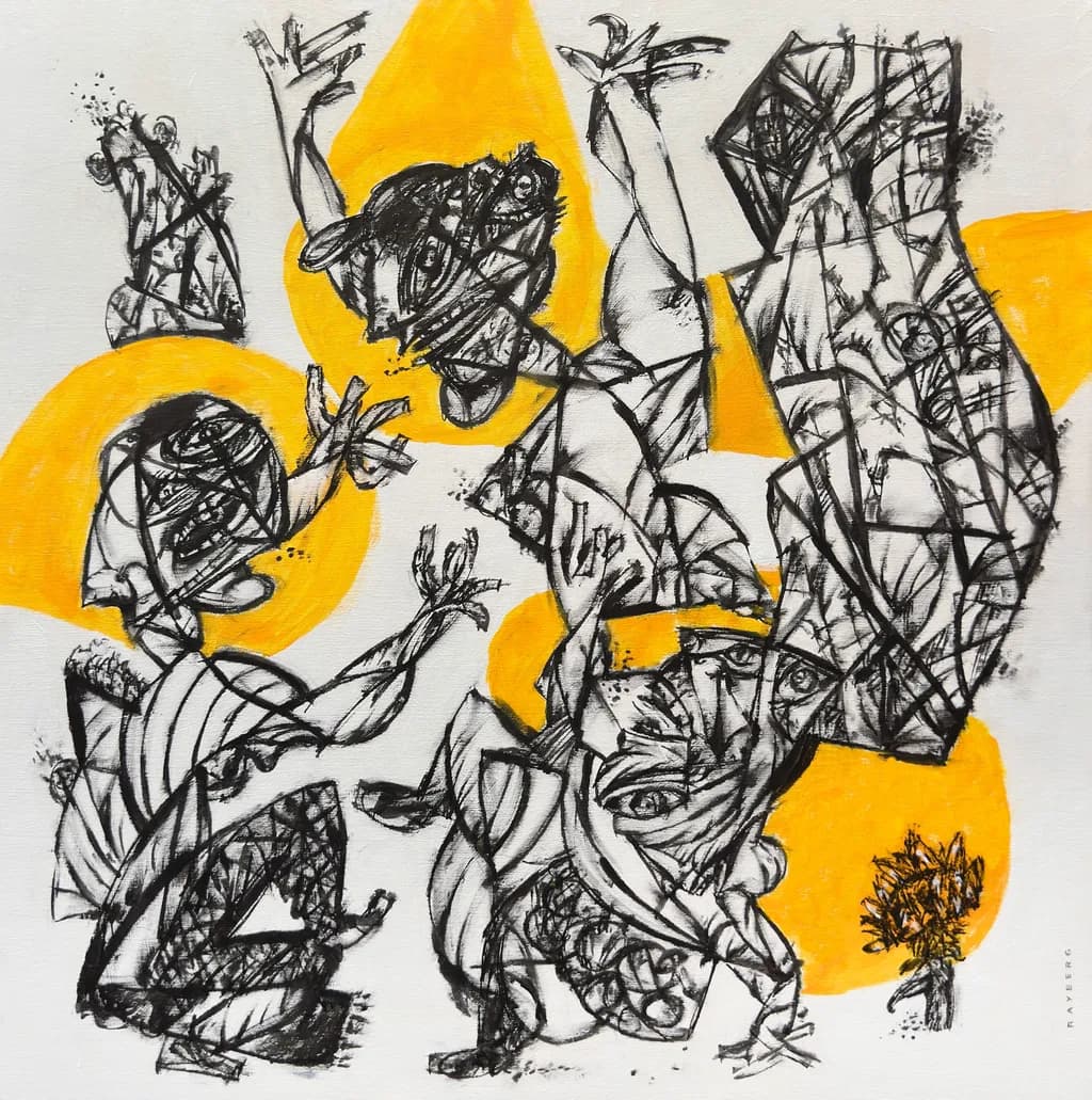 Abstract Figures with Sunbursts