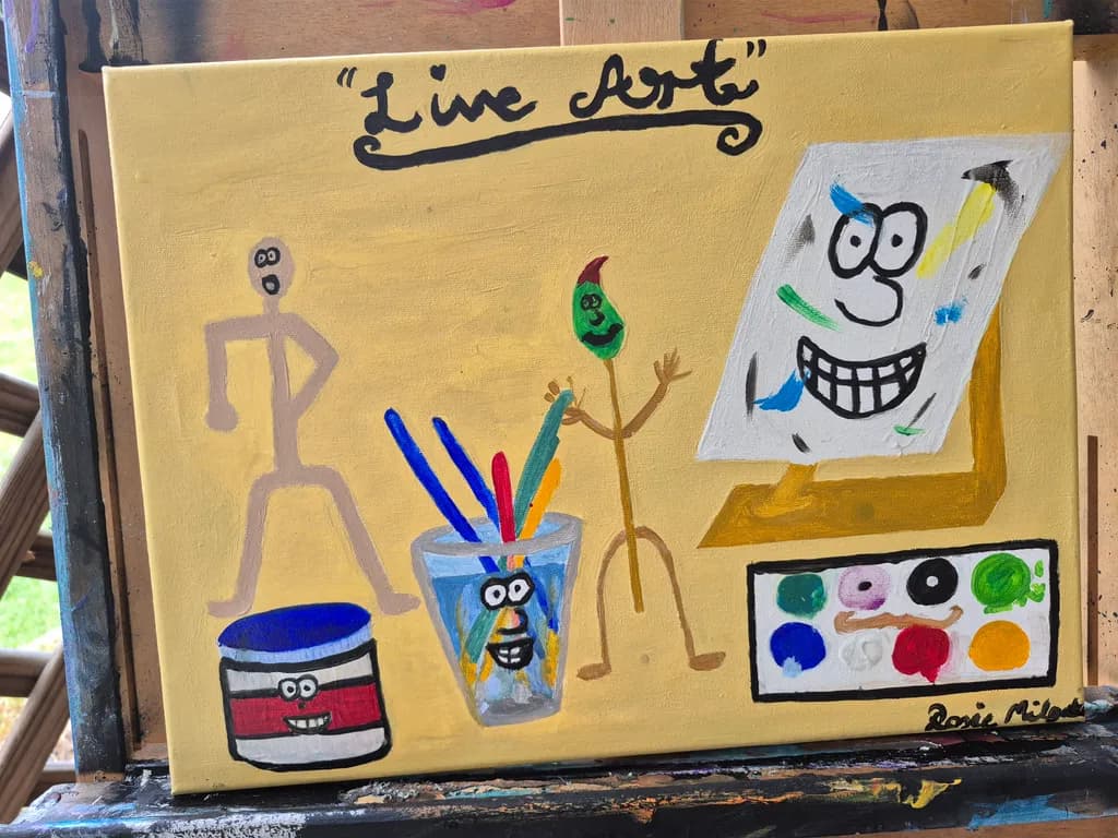 Live Art Studio Scene