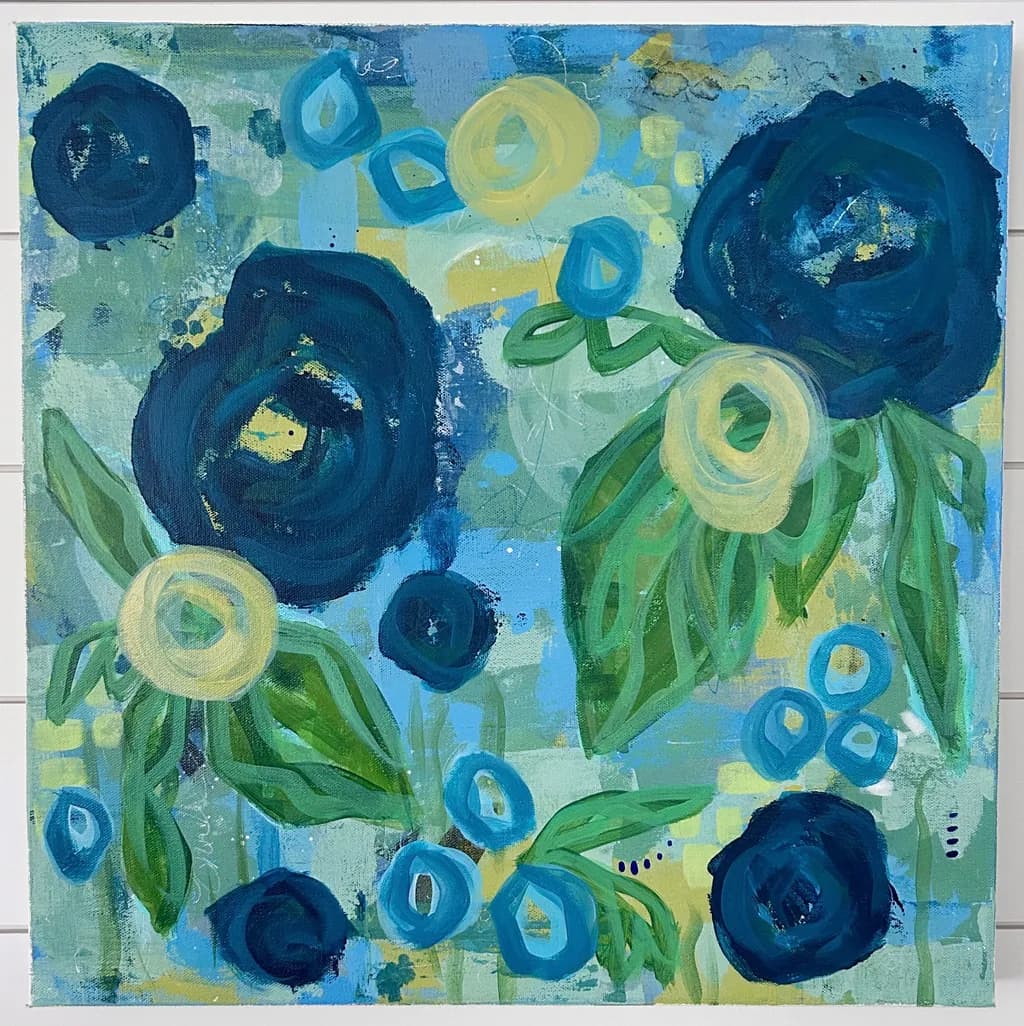 Blue Floral Breeze
