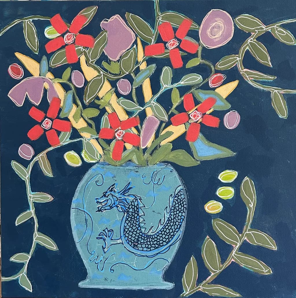 Dragon Vase Bouquet