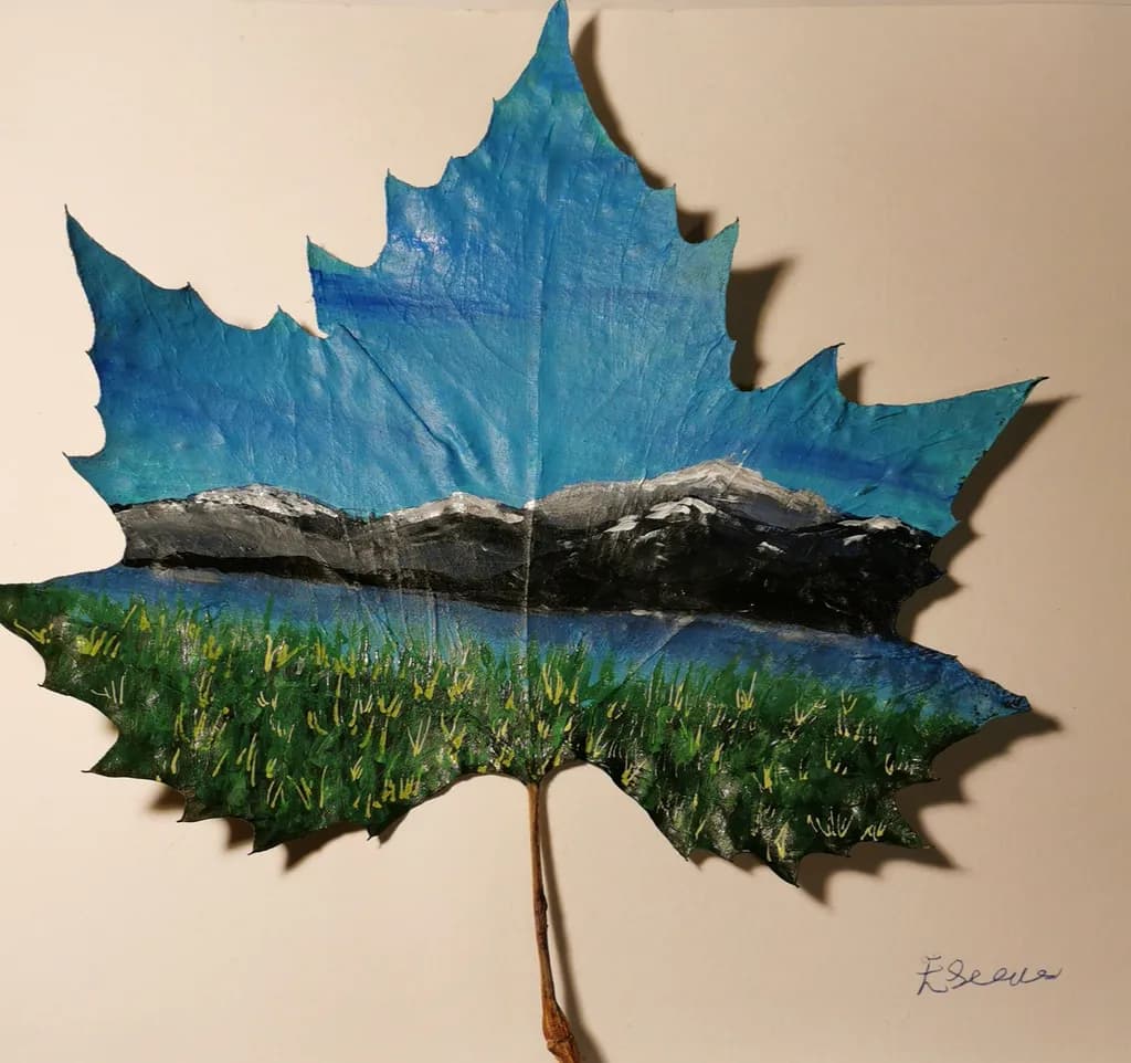 Mountain View on Leaf