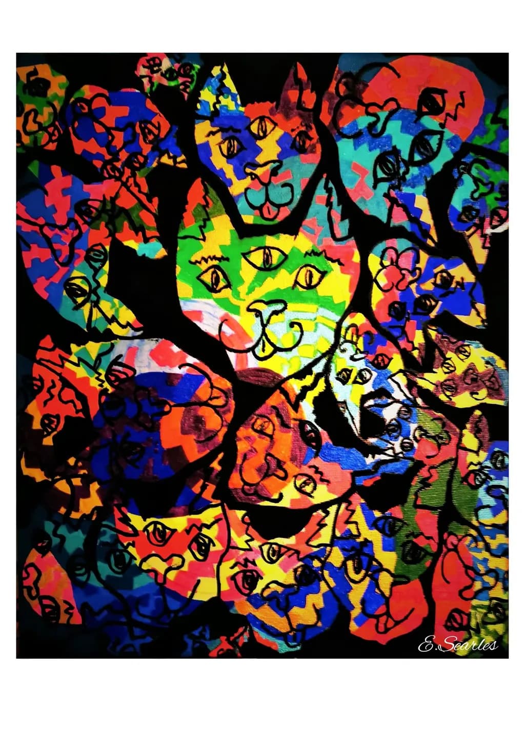 Psychedelic Cats