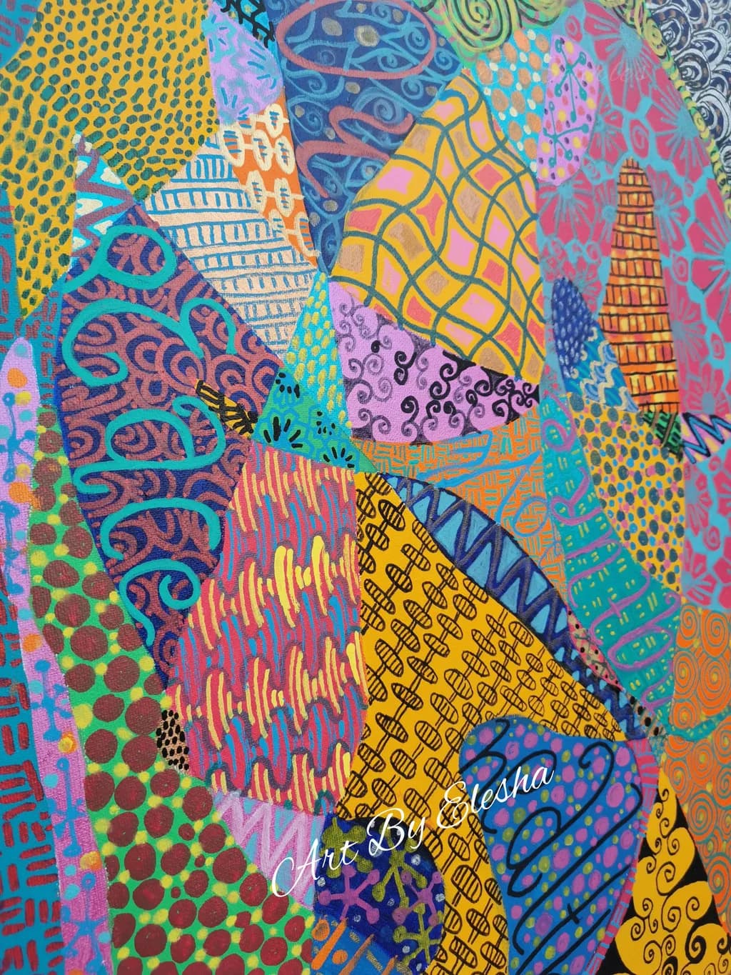 Abstract Patchwork Patterns