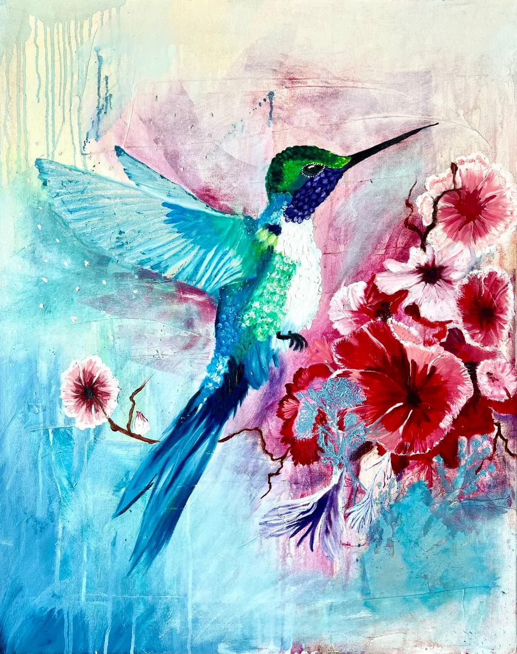 Azure Hummingbird Bloom