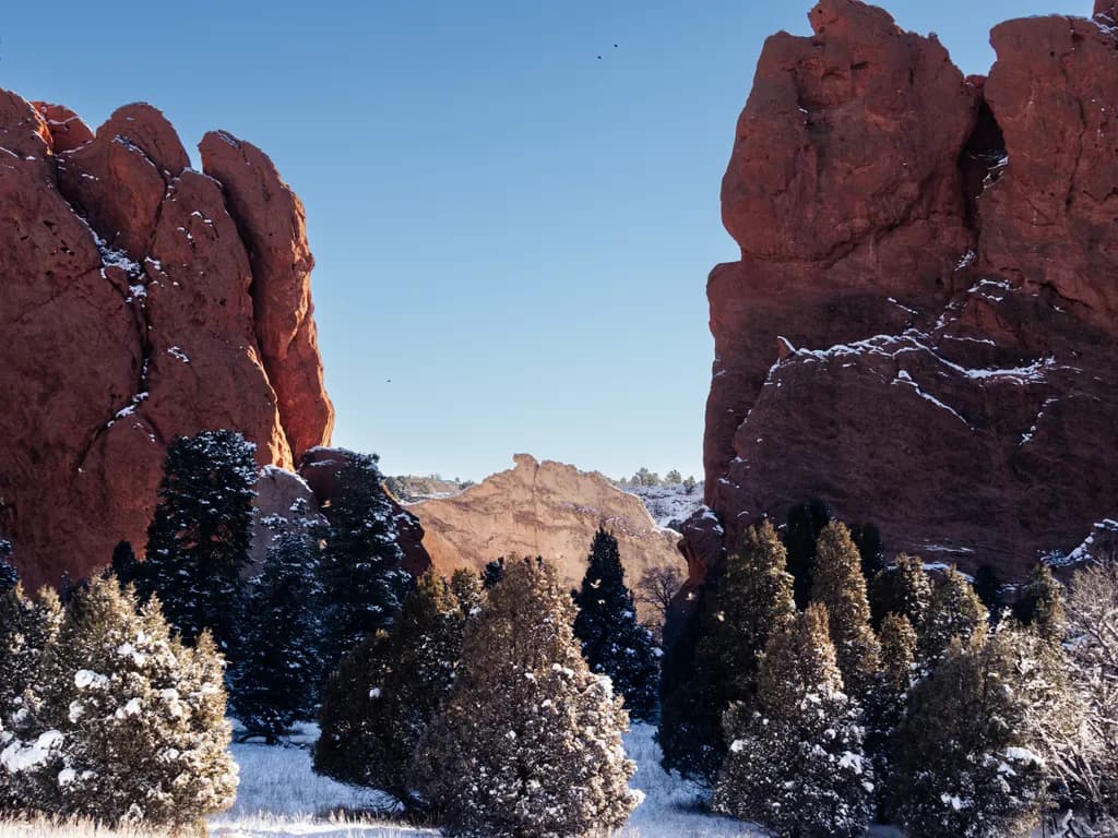 Winter Redrock Silence