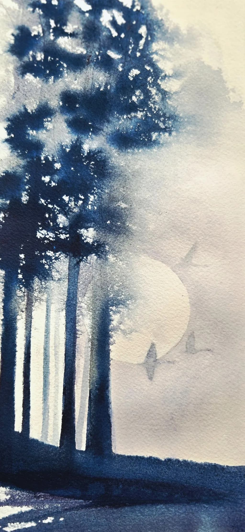 "Moonlit Flight"