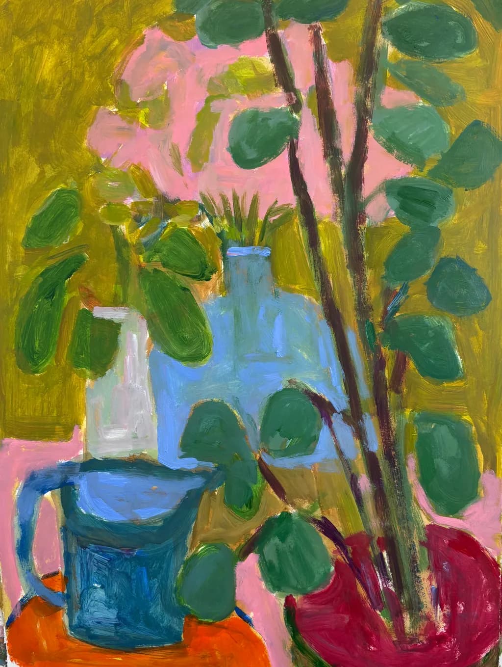 Green Leaves Still Life