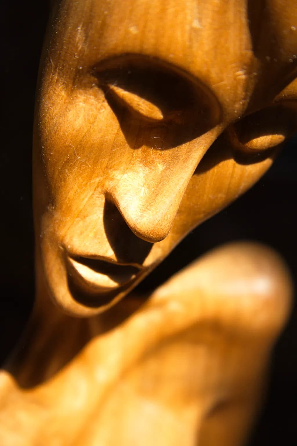 Contemplation Woodcarving