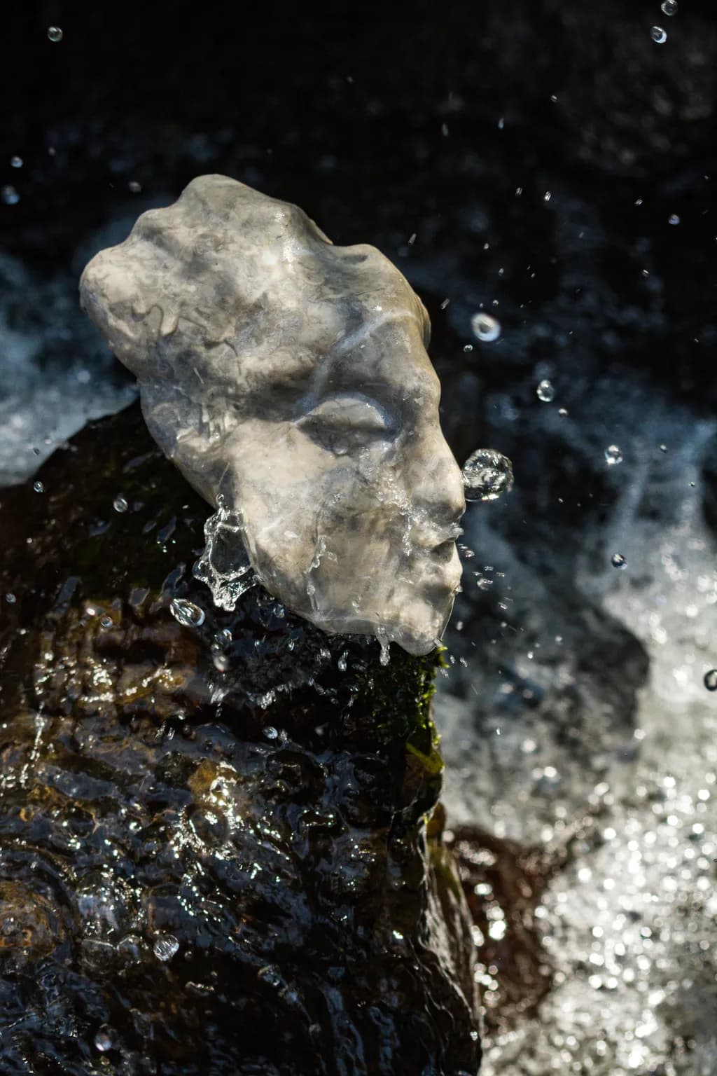 Stone Whispered Face