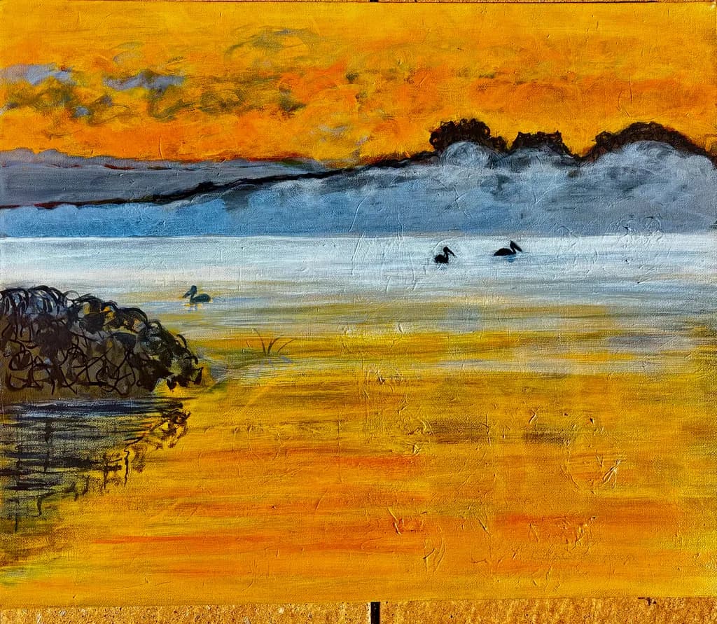 Sunset Lake Reflections