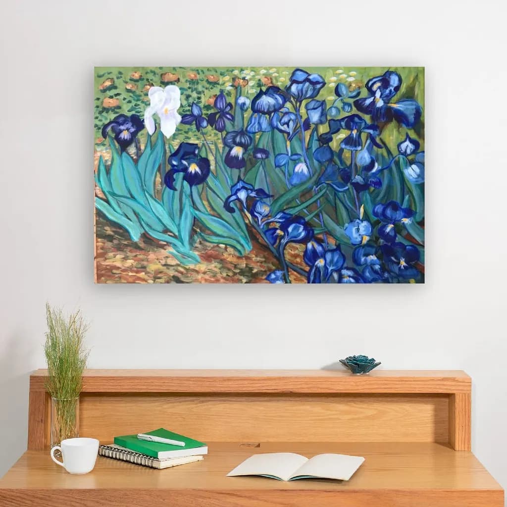 Iris Blooms
