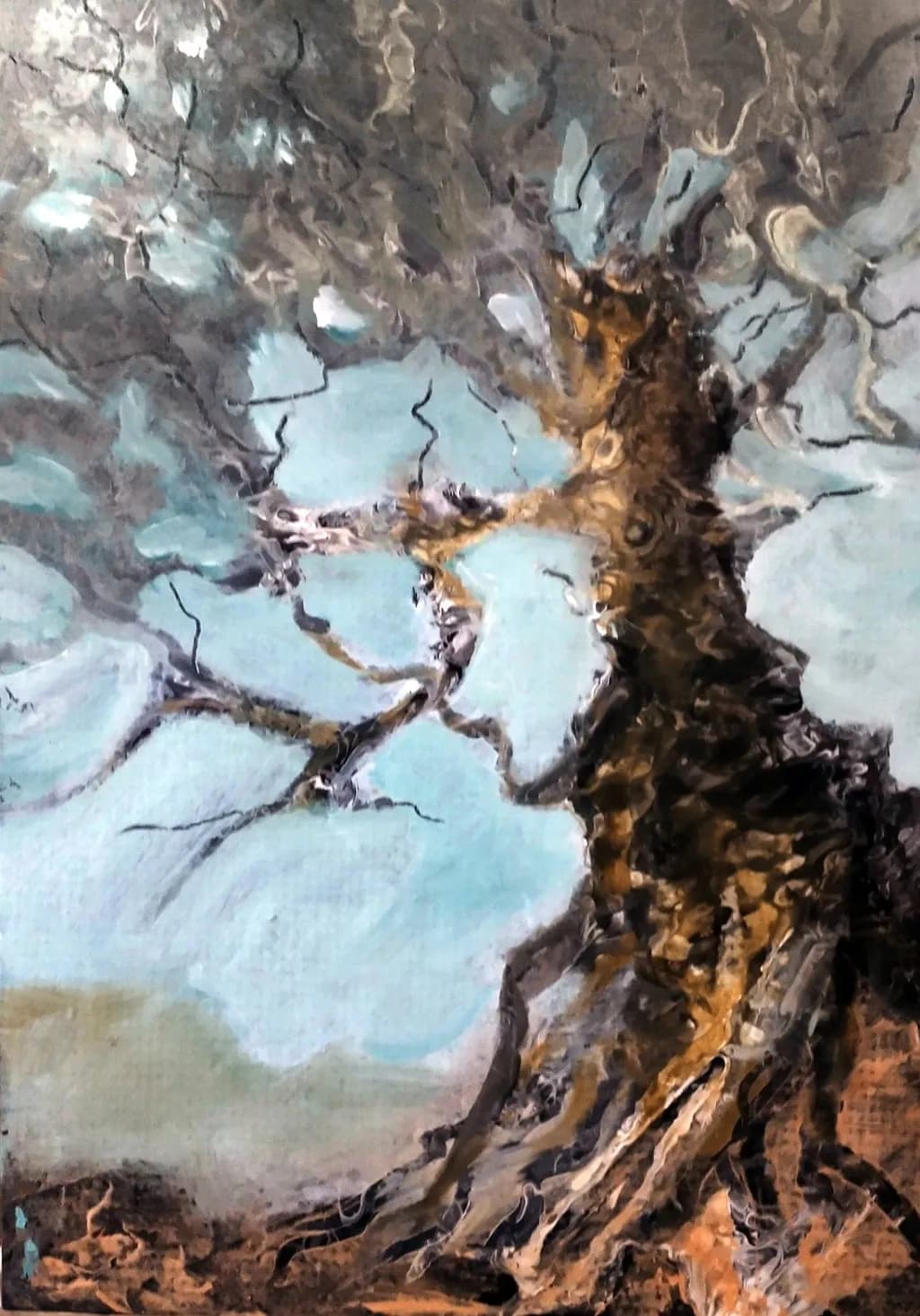 Whispers of the Ancient Tree: A Dance of Light and Shadow in Nature's Embrace
