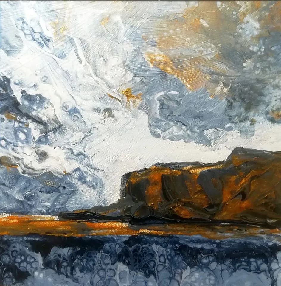 Whispers of the Horizon: A Dance of Clouds and Earth