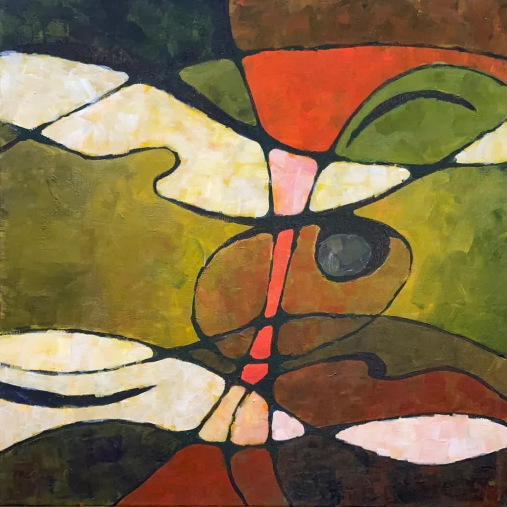 Vibrant Harmony: An Abstract Exploration of Color and Form