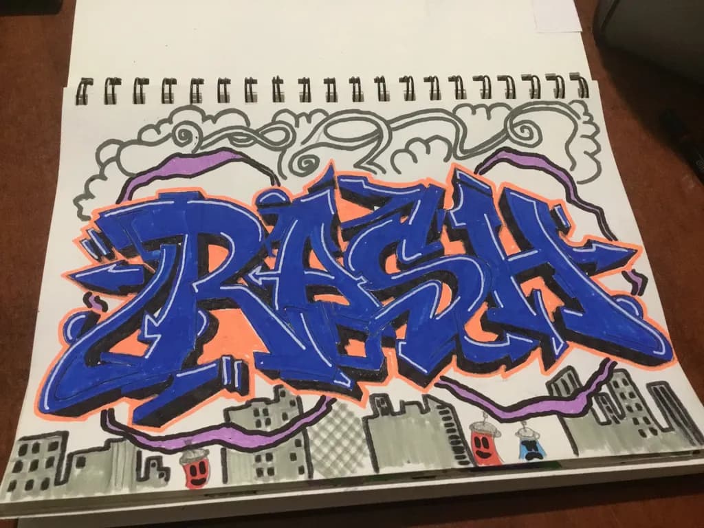 Blue Rash Skyline