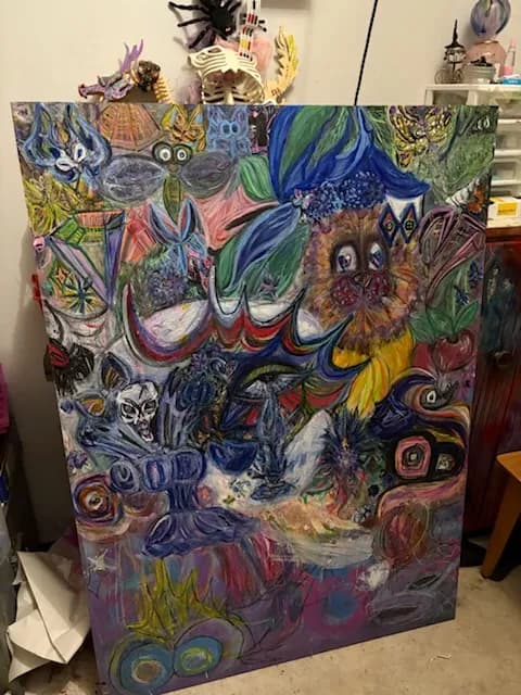Whimsical Dreams: A Kaleidoscope of Color and Emotion