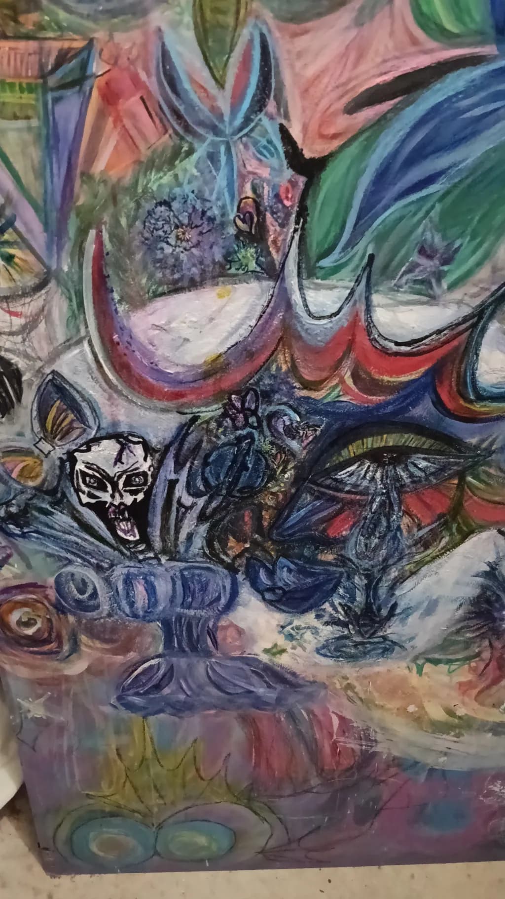 Whispers of Chaos: A Surreal Journey Through Color and Emotion