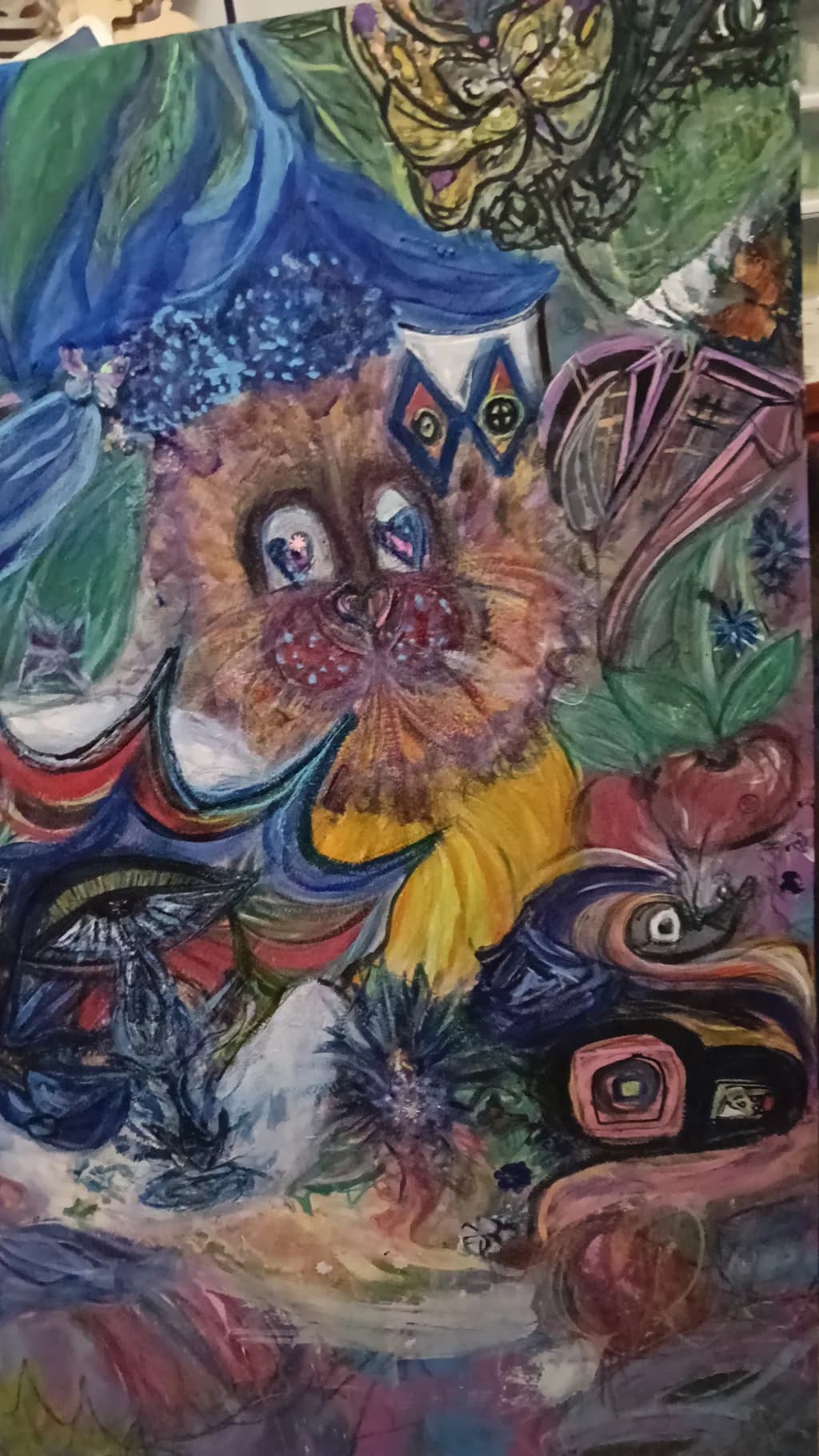 Whimsical Harmony: A Colorful Journey Through Nature and Imagination
