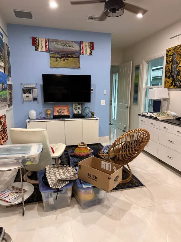 Partial view of my Studio