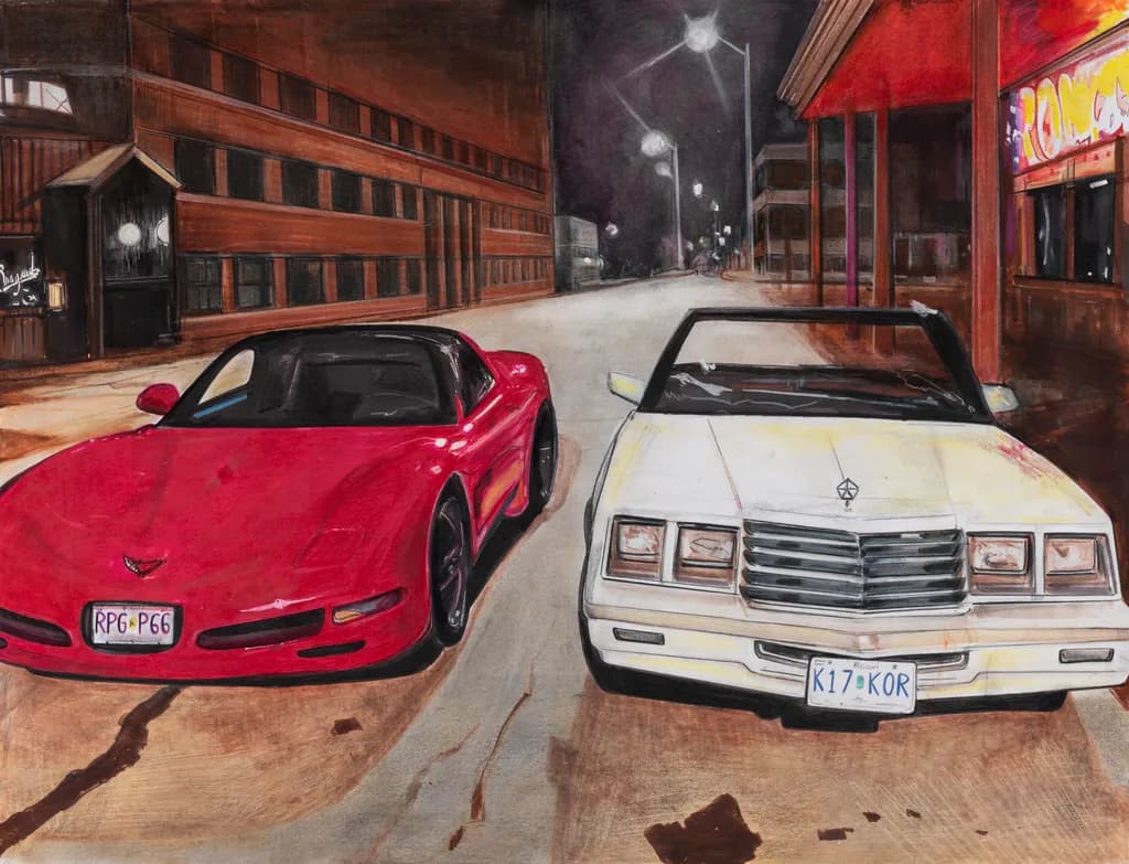 Cruising Through Time: A Night in Retro Elegance with Classic Cars