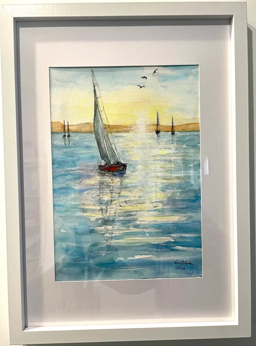 Sailboats at Sunset