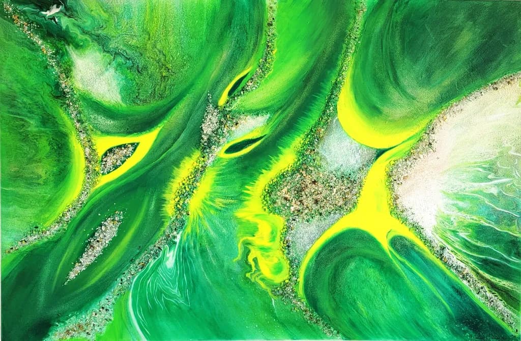 Abstract Green Flow