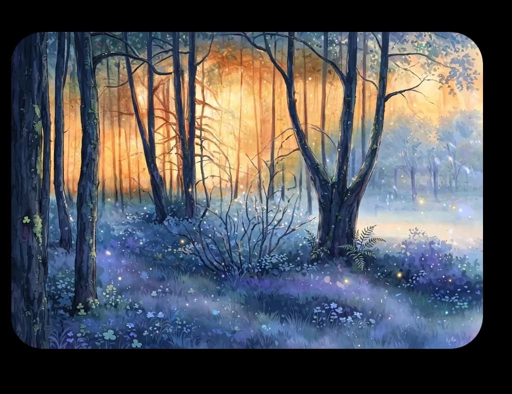 Forest Glow at Dawn