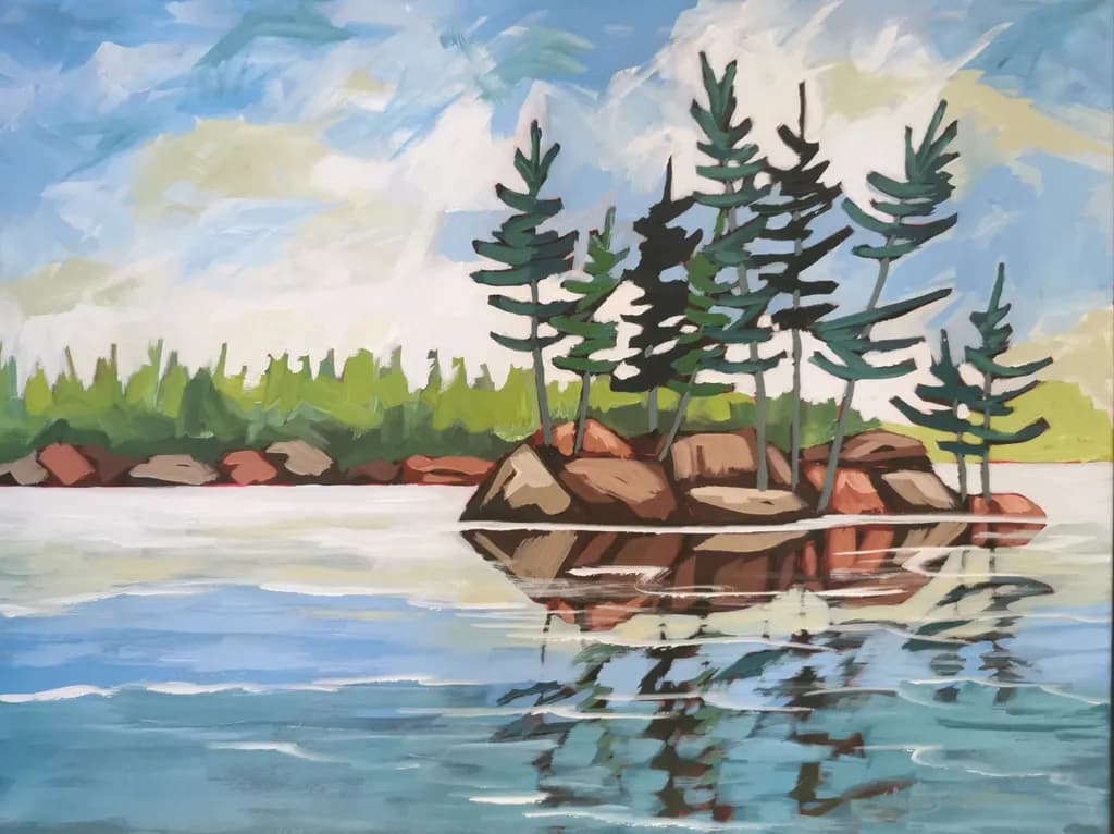 Island Reflection