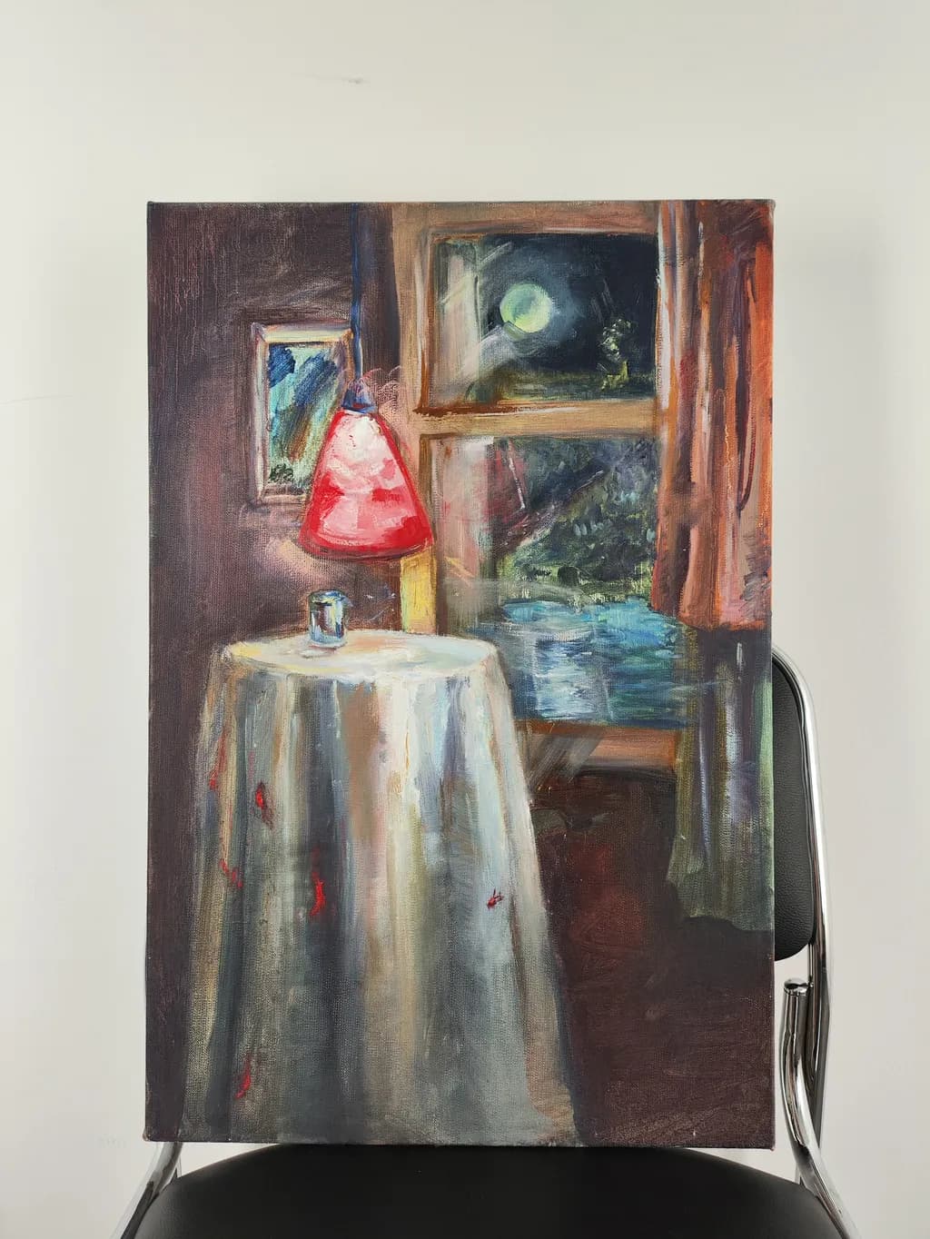 Moonlit Window Table