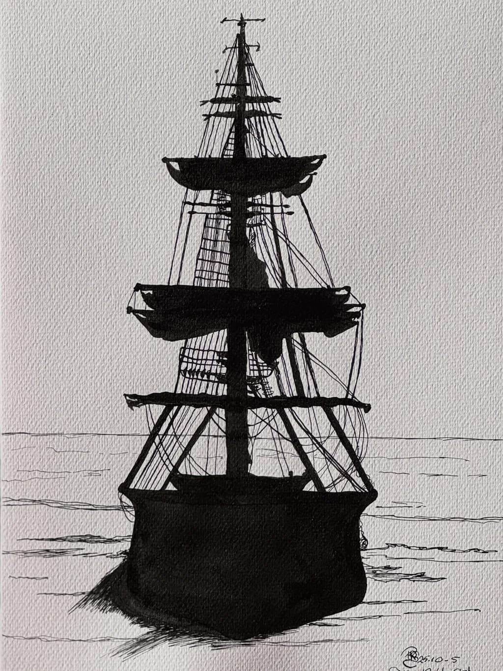 Silent Voyage: The Shadow of a Timeless Ship