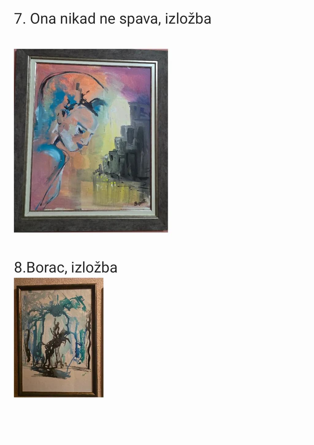 Ĉetvrta stranica, izložba