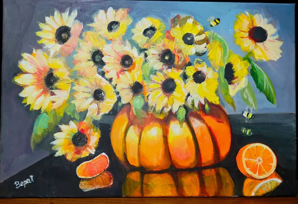 Pumpkin Sunburst