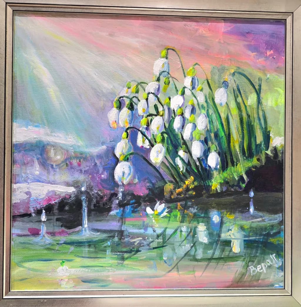 Snowdrop Reflections