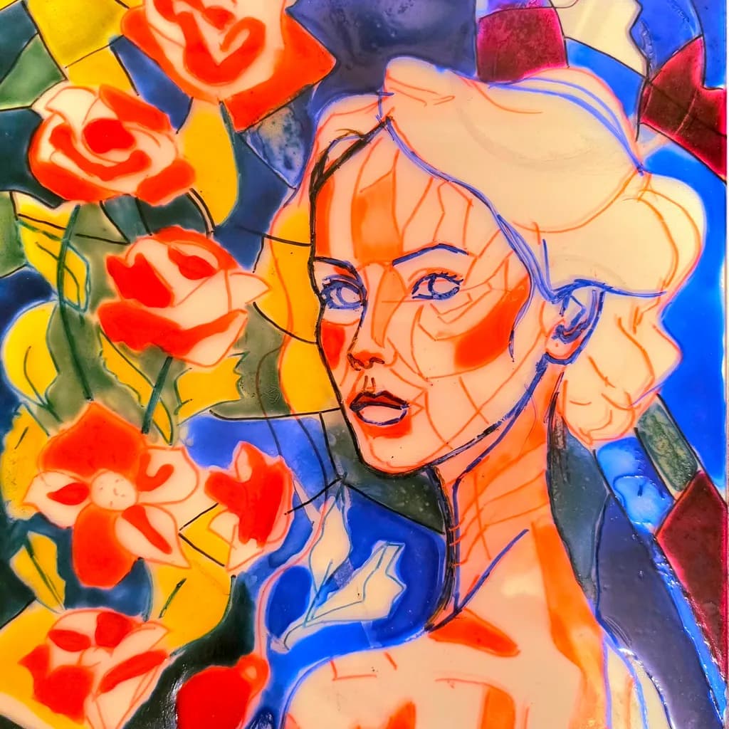 Crimson Garden Muse