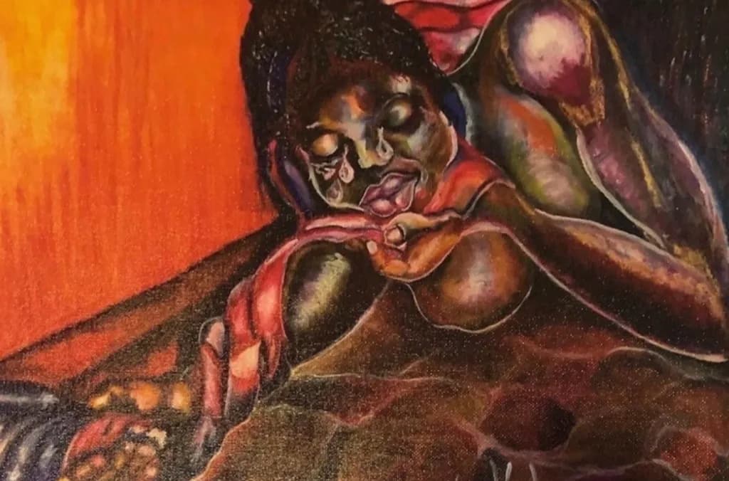 Embrace of Colors: A Journey Through Intimacy and Emotion