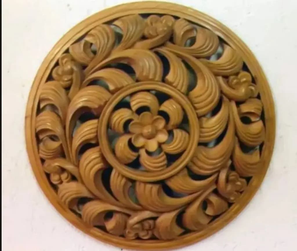 Floral Spiral Medallion