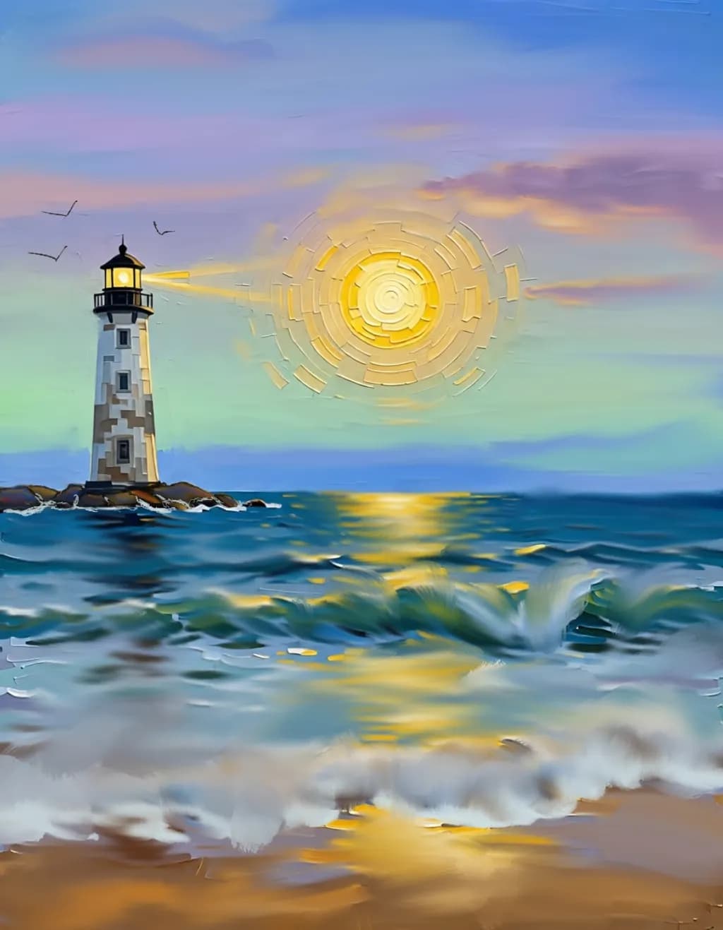 Beacon at Sunrise