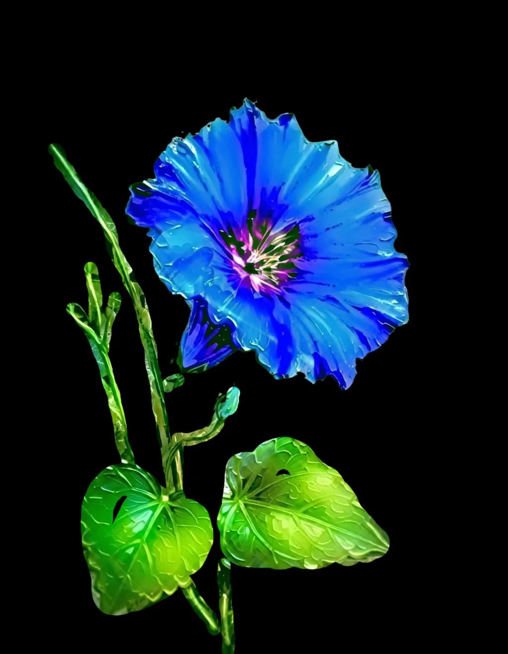 Electric Blue Bloom