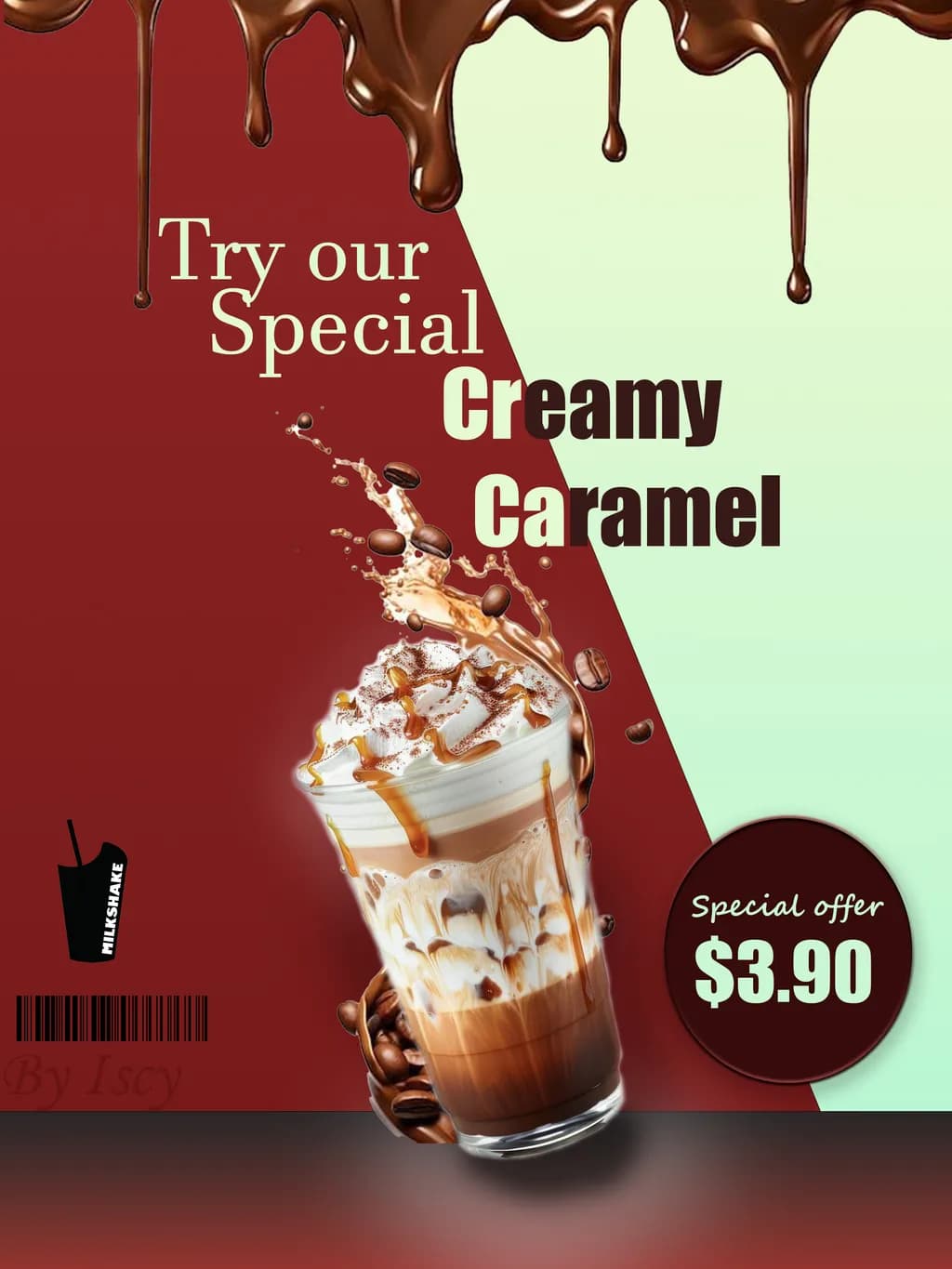 Indulge in Our Decadent Creamy Caramel Delight – Special Offer $3.90