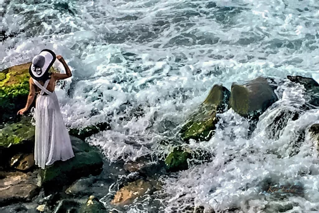 Whispers of the Ocean: A Serene Encounter with Nature's Embrace