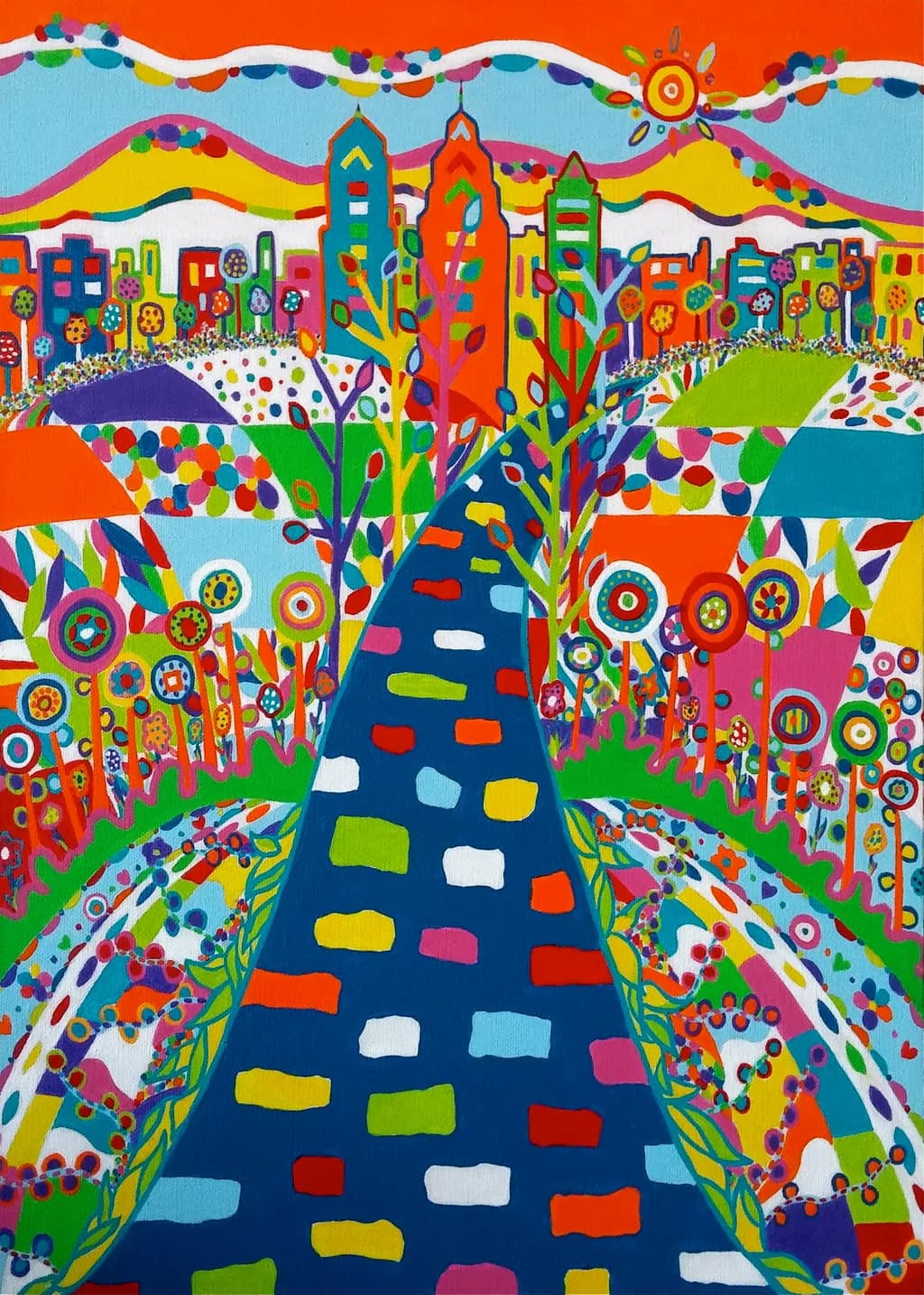 Whimsical Philly Landscape
