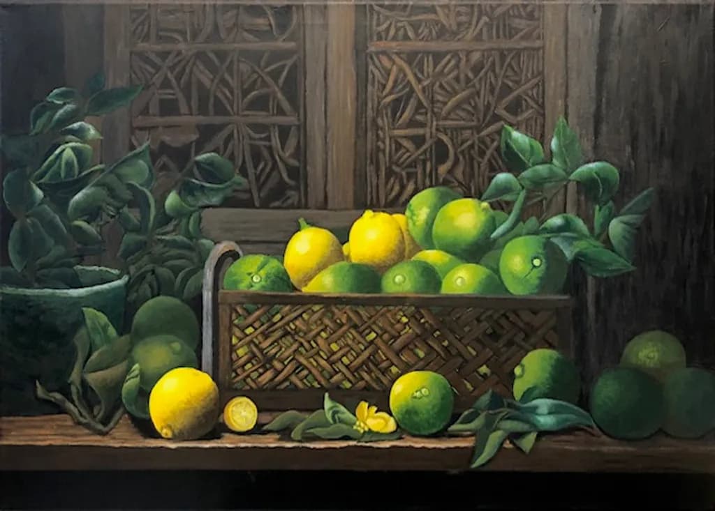 Lemons and Limes Basket